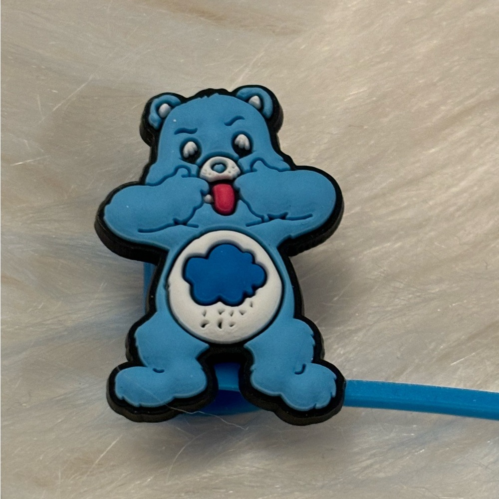 Grumpy Bear Straw Topper